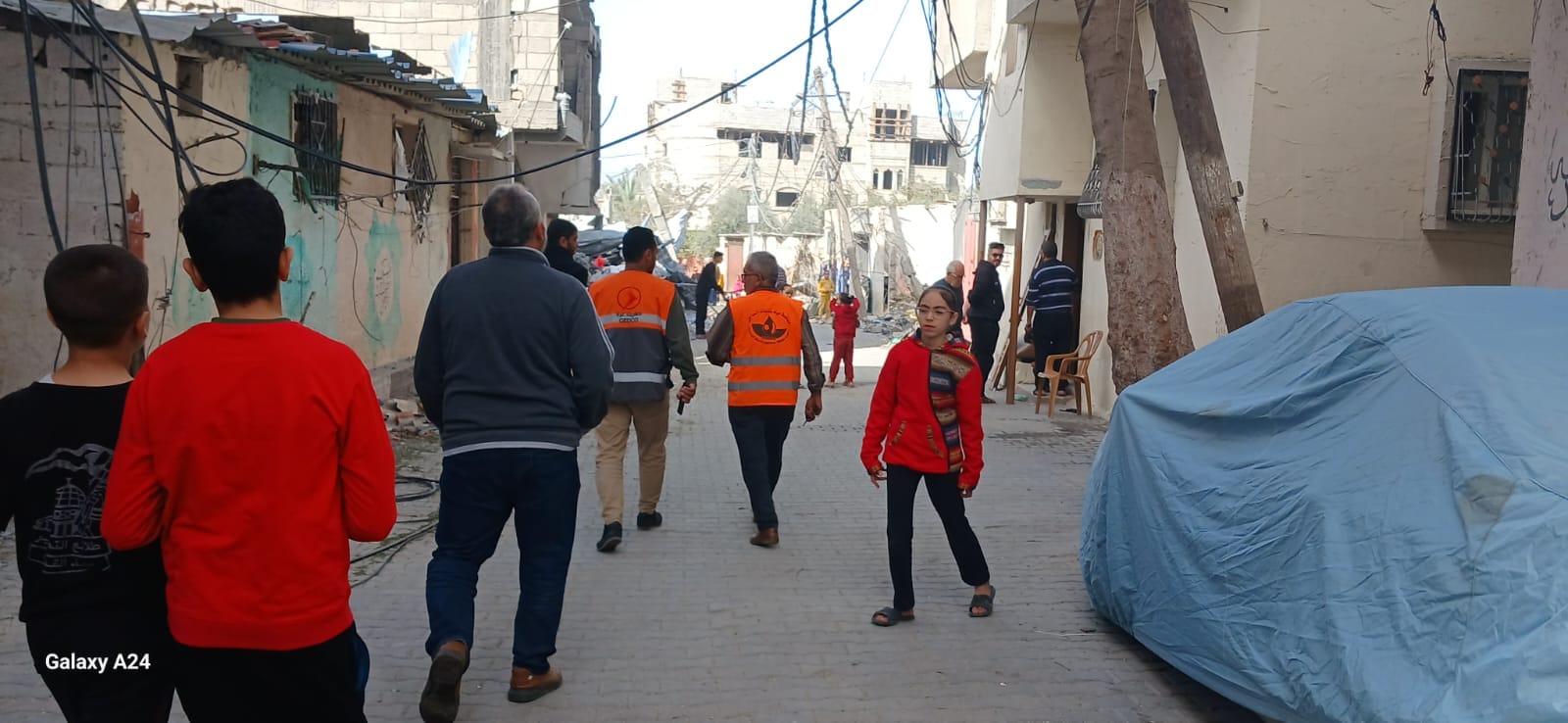 لجنة طوارئ كهرباء غزة تتفقد شبكات الكهرباء في المحافظة الوسطى